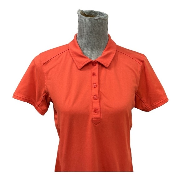 L.L Bean Coral/ Orange Golf Atlantic wear women's size M regular. - Picture 6 of 9
